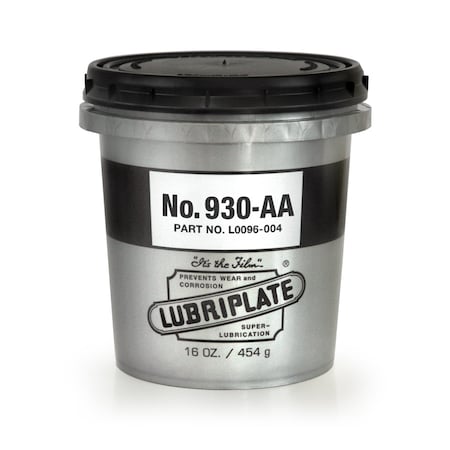 Lubriplate No. 930-Aa, 12 Oz Tubs, Nlgi No. 2 Non Melt General Purpose Grease, PK12 L0096-004